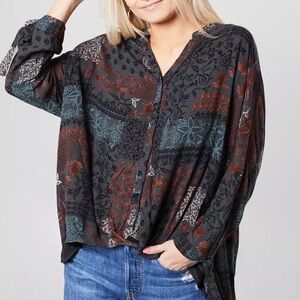 Daytrip Multicolor Patterned Blouse